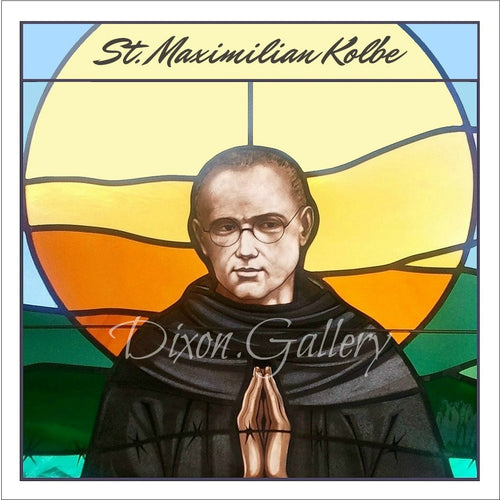 St. Maximilian Kolbe Prayer Cards, dozen